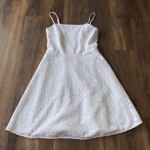 Lily Pulitzer white lace dress